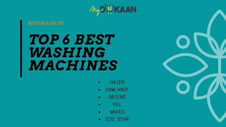 mydukaan pk top 6 best washing machines