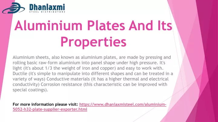 aluminium plates and its properties