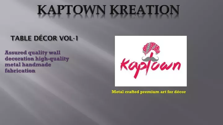 kaptown kreation