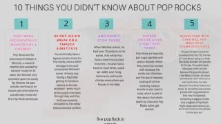 5 Things You Didn't Know About Pop Rocks