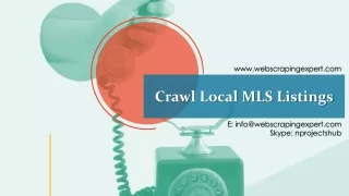 Crawl Local MLS Listings