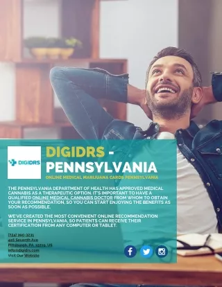 DigiDrs - Pennsylvania - Online Medical Marijuana Doctors in Pennsylvania