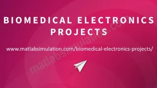 biomedical electronics projects