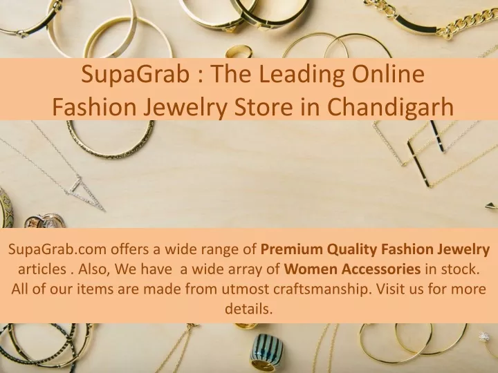 supagrab the leading online fashion jewelry store in chandigarh