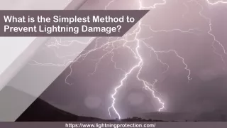 what is the simplest method to prevent lightning