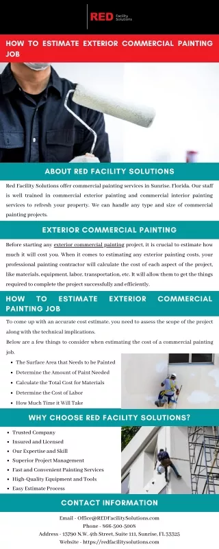 How To Estimate Exterior Commercial Painting Job