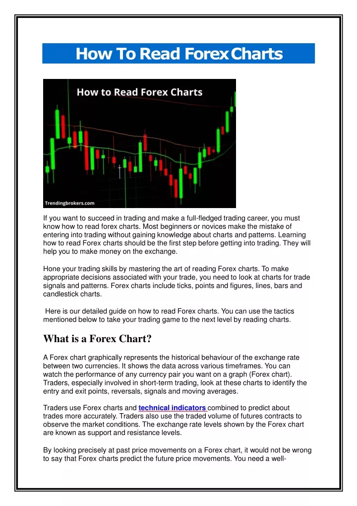 how to read forex charts
