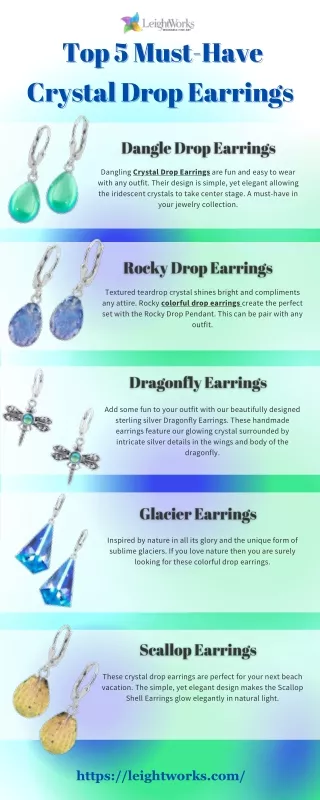 Buy One Crystal Drop Earrings And Get One At 50% Off