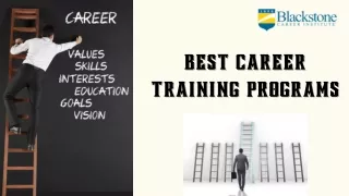 BEST CAREER TRAINING PROGRAMS