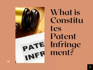 What is Constitutes Patent Infringement