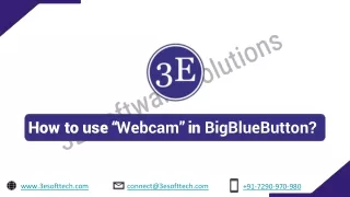 How to use webcam in BigBlueButton?