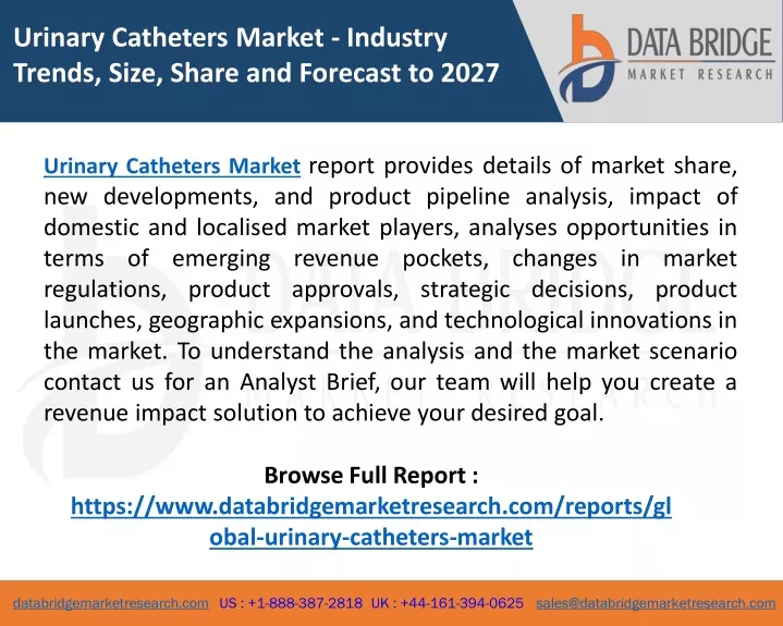 urinary catheters market industry trends size