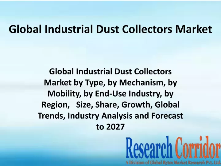 global industrial dust collectors market