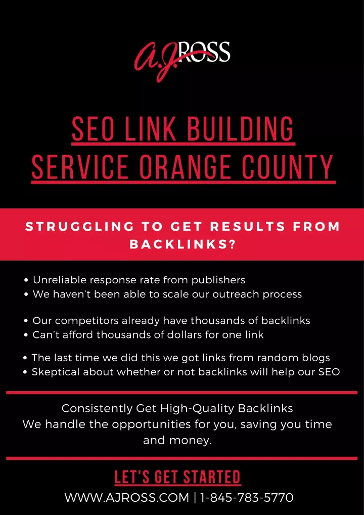 seo link building service orange county
