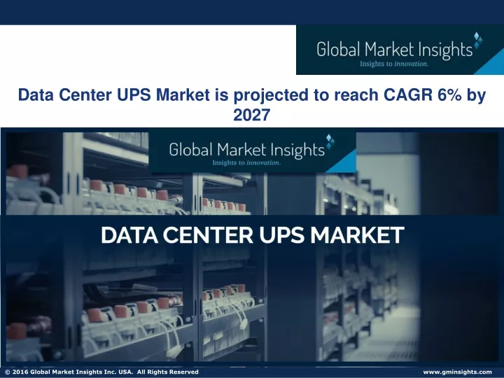 data center ups market is projected to reach cagr