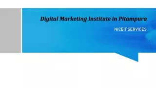 Digital Marketing Institute in Pitampura