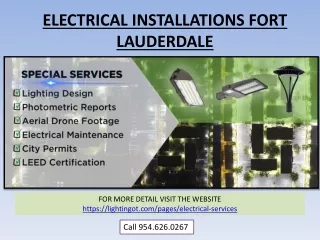 Lighting and Energy Audits in South Florida