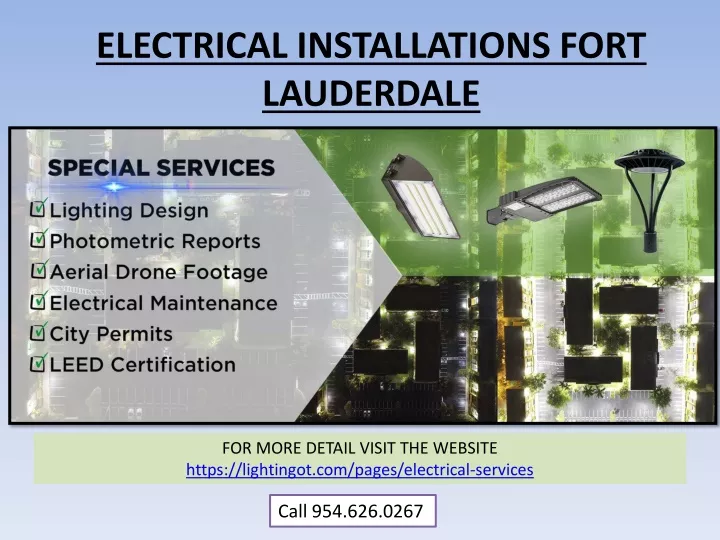 electrical installations fort lauderdale