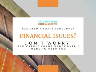 Get approved with Bad credit car loans West Vancouver