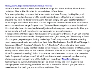 https www dope review com nextdrive review what
