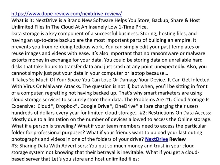 https www dope review com nextdrive review what