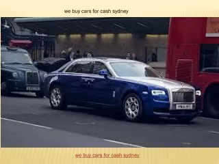 cash for scrap cars sydney