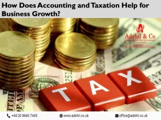 How Does Accounting and Taxation Help for Business Growth