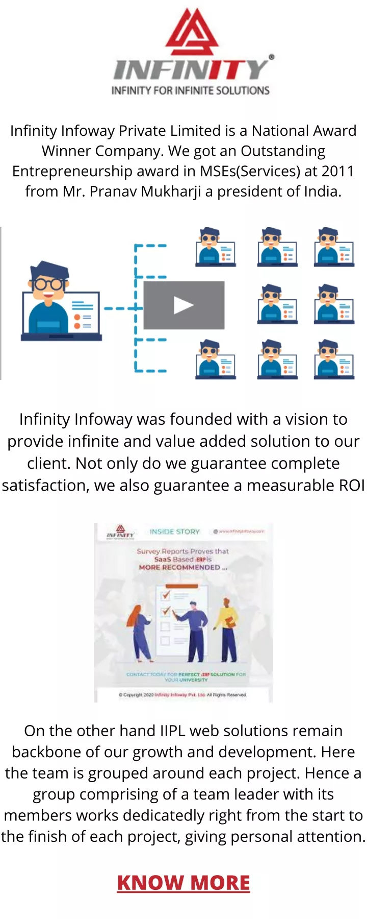 infinity infoway private limited is a national