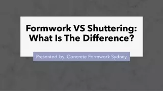 Formwork VS Shuttering What Is The Difference