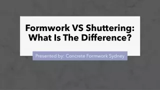 Formwork VS Shuttering What Is The Difference