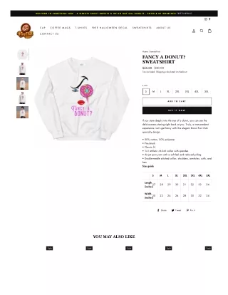 Classic Fit Dunkin Donut Sweatshirt