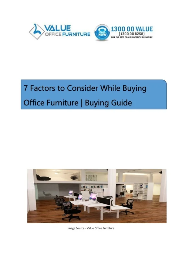 7 Factors to Consider While Buying Office Furniture _ Buying Guide-converted