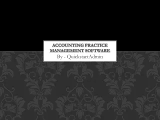 accounting practice management software