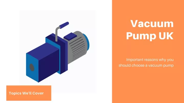 vacuum pump uk