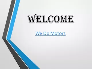 welcome
