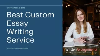 Written Assignments - Best Custom Essay Writing Service