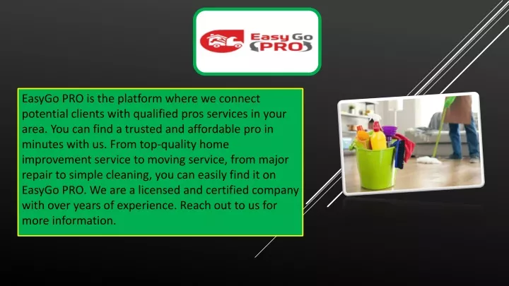 easygo pro is the platform where we connect