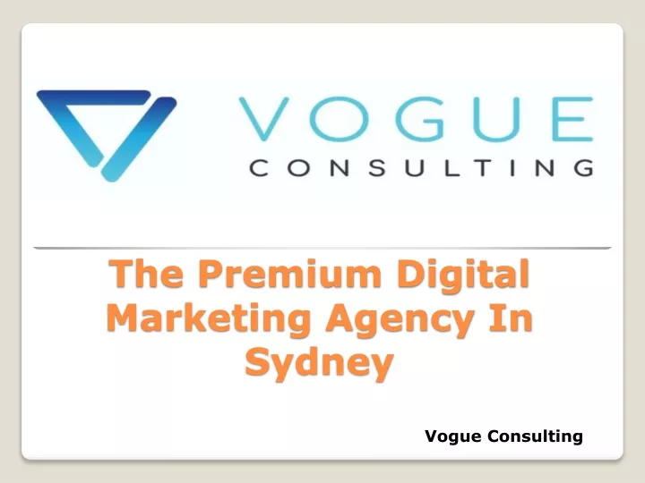 the premium digital marketing agency in sydney