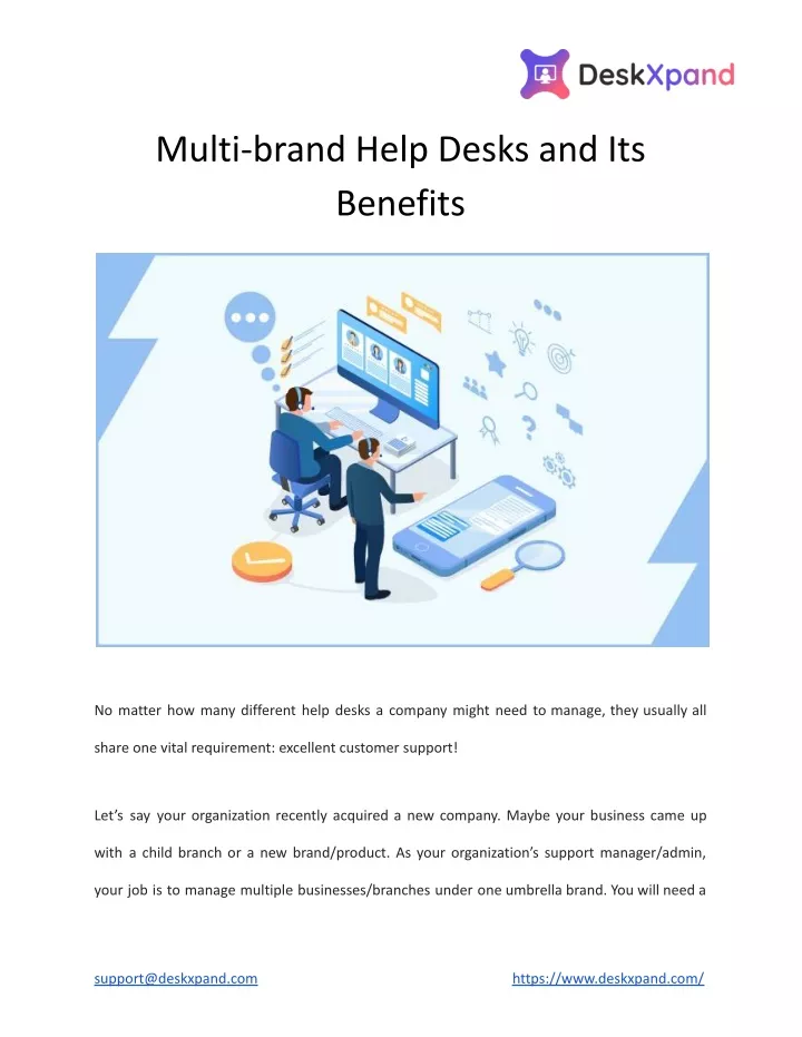 multi brand help desks and its benefits