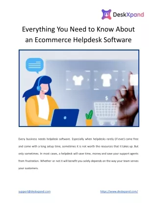 everything you need to know about an ecommerce