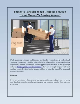 things to consider when deciding between hiring