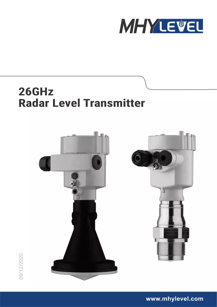 26ghz radar level transmitter