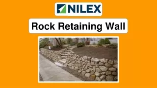 rock retaining wall