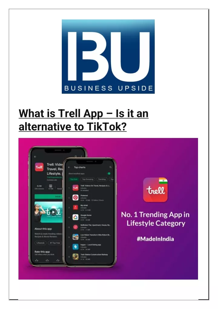 what is trell app is it an alternative to tiktok