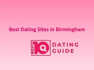 Best Dating Sites in Birmingham