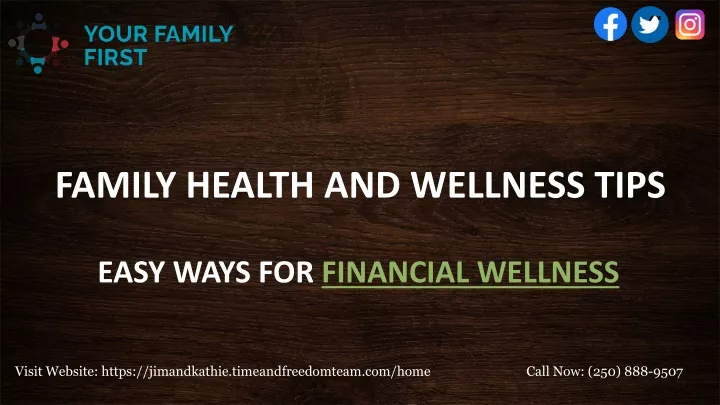 family health and wellness tips