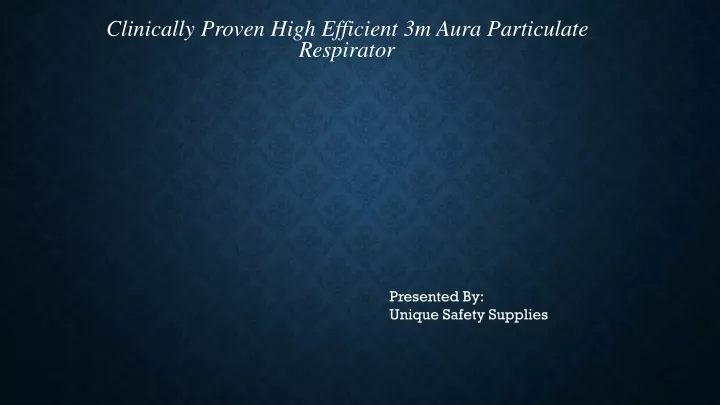 clinically proven high efficient 3m aura