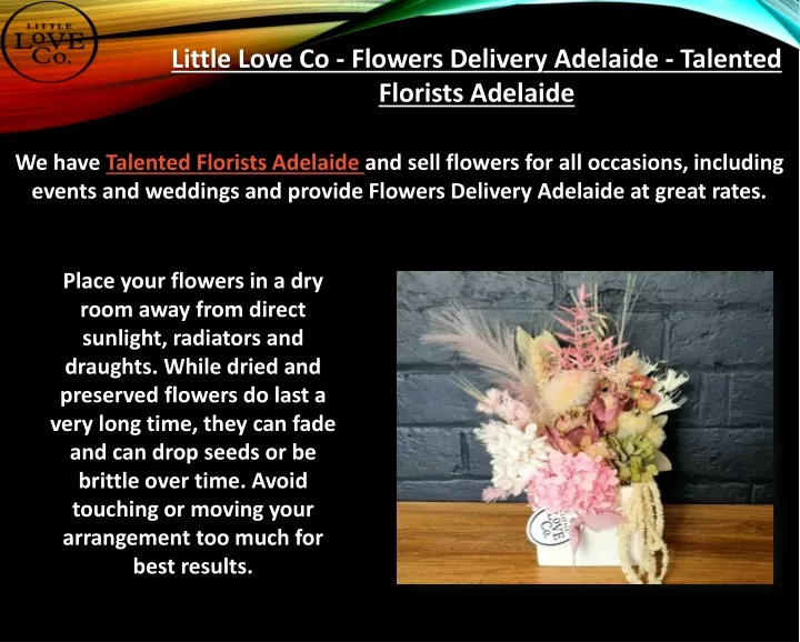 little love co flowers delivery adelaide talented