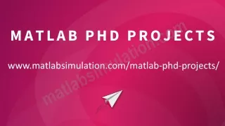 matlab phd projects