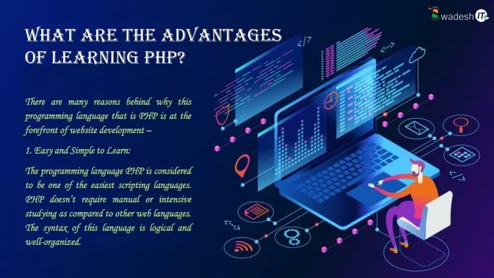 what are the advantages of learning php